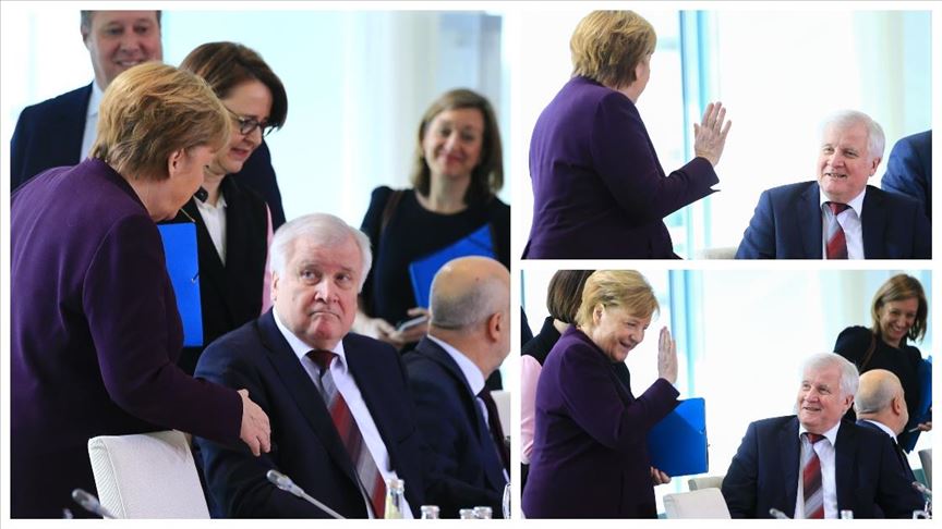 Seehofer, Merkel&#039;in elini sıkmadı