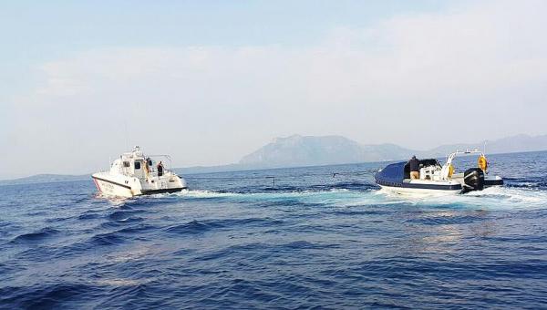 Türk Sahil Güvenliği 4 Yunan&#039;ı kurtardı