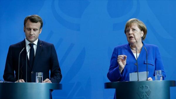 Macron ve Merkel&#039;den Doğu Akdeniz