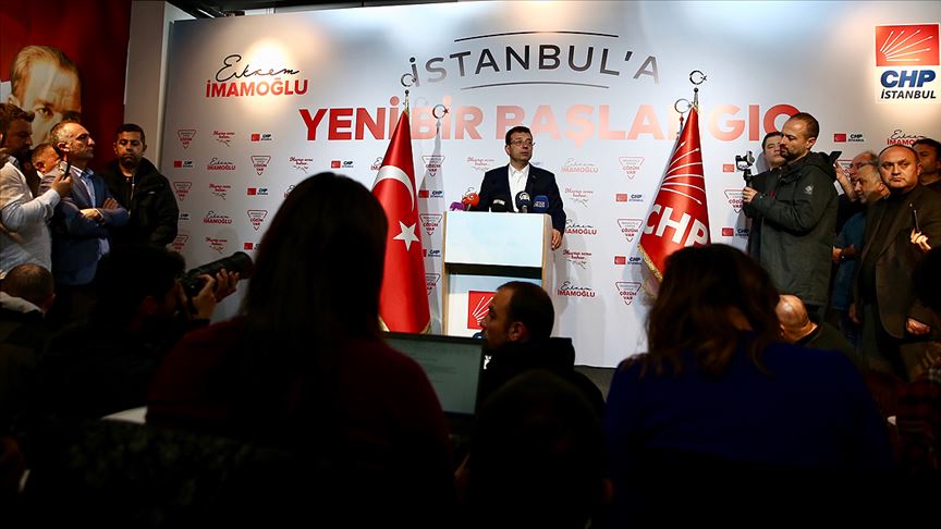  İmamoğlu: İstanbul da hizmete başlamalıyız
