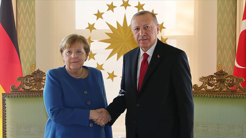 Erdoğan-Merkel görüşmesi sonlandı 
